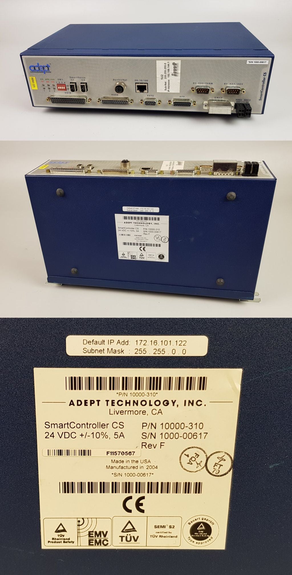 PP8662 SmartController Adept CS 10000-310 REV F_2