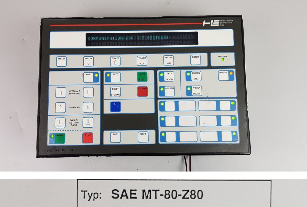 PP8855 Bedienpanel SAE MT-80-Z80