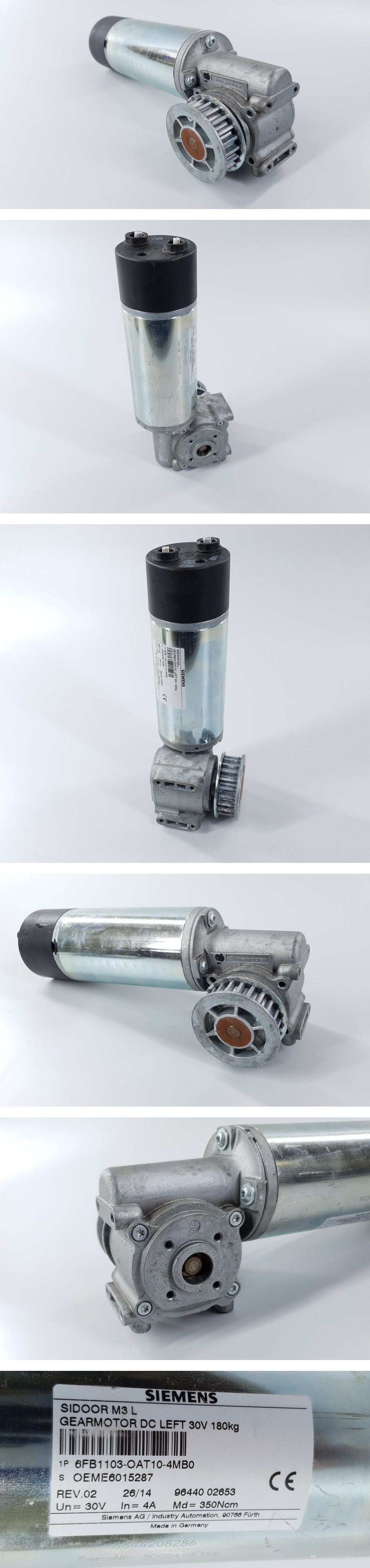 PP9028 Gleichstrommotor Siemens 6FB1103-0AT10-4MB0 30V DC 350Ncm_2