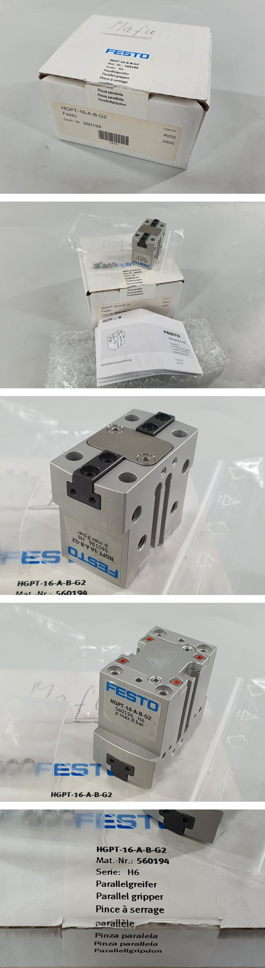 PQ1299 Parallelgreifer Festo HGPT-16-A-B-G2 560194 Serie H6_2