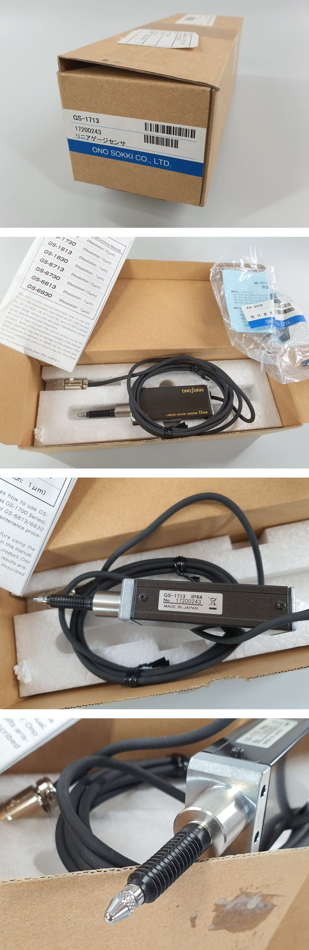 PQ1395 Linear Gauge Sensor 13mm Ono Sokki GS-1713_2