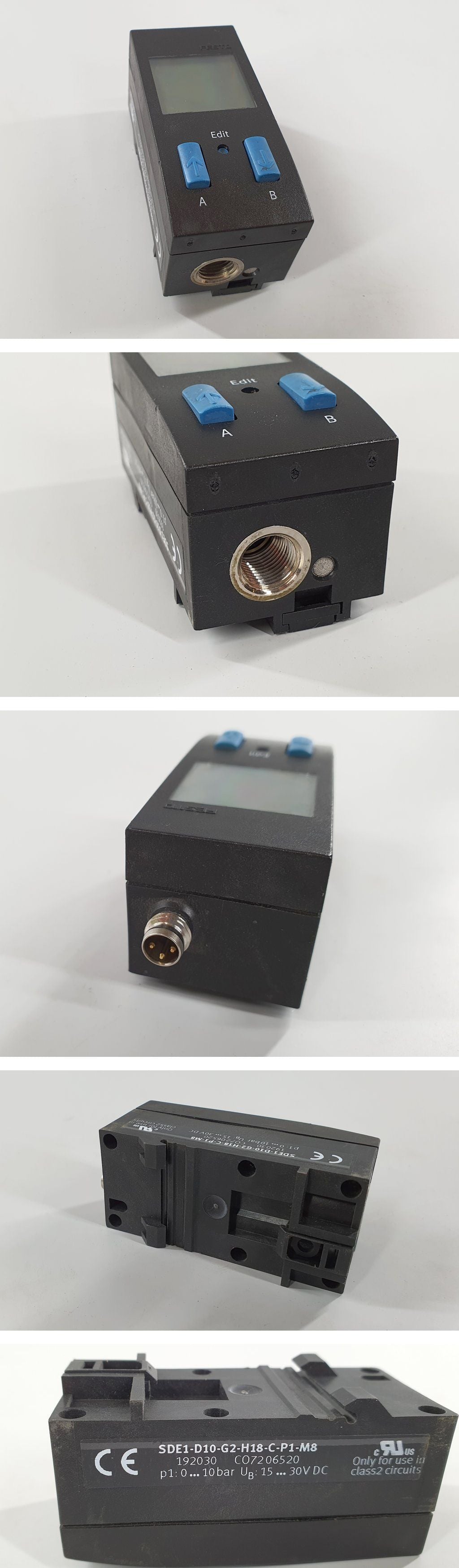 PQ1449 Drucksensor Festo SDE1-D10-G2-H18-C-P1-M8 192030 0-10bar_2