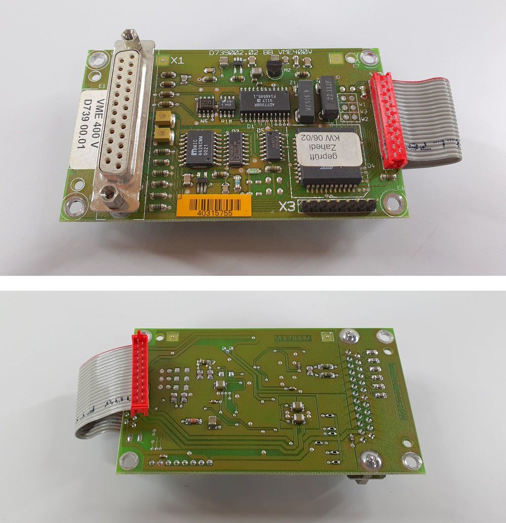 PQ1501 Wägeterminal board Schenck VME400 V D73900.01 D739002.02_2