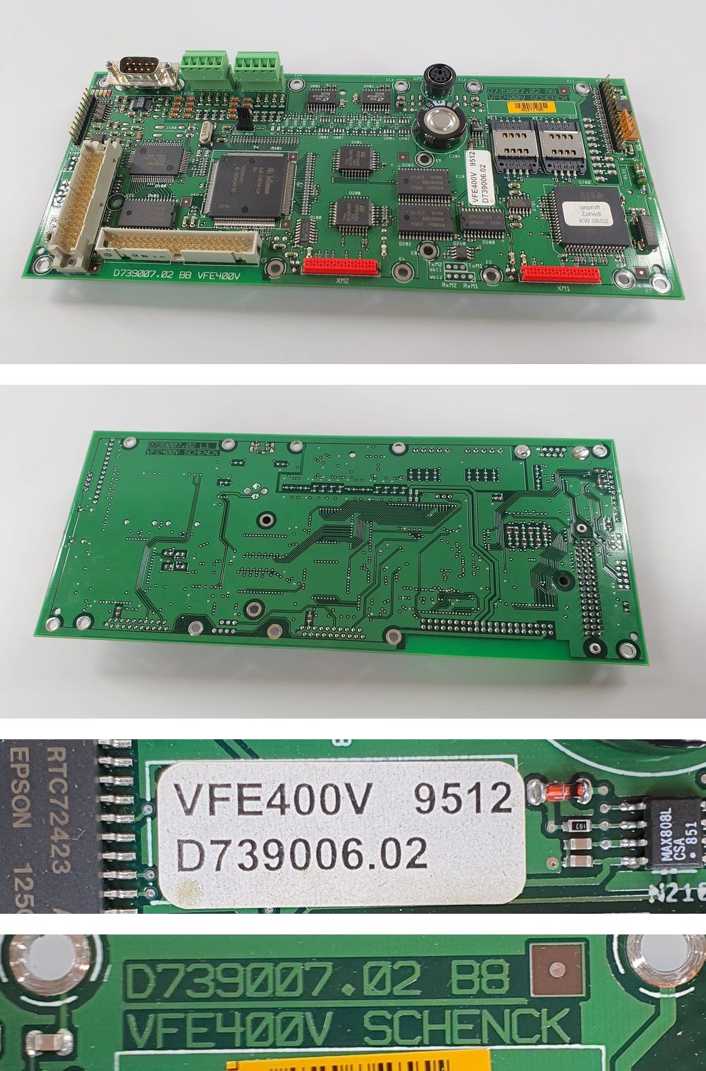 PQ1502 Wägeterminal board Schenck VFE400 V D739006.02 D739007.02_2