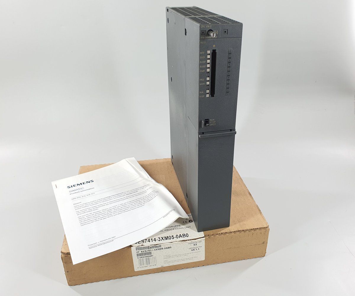 PQ1819 Siemens 6ES7414-3XM05-0AB0 6ES7 414-3XM05-0AB0 CPU 414-3