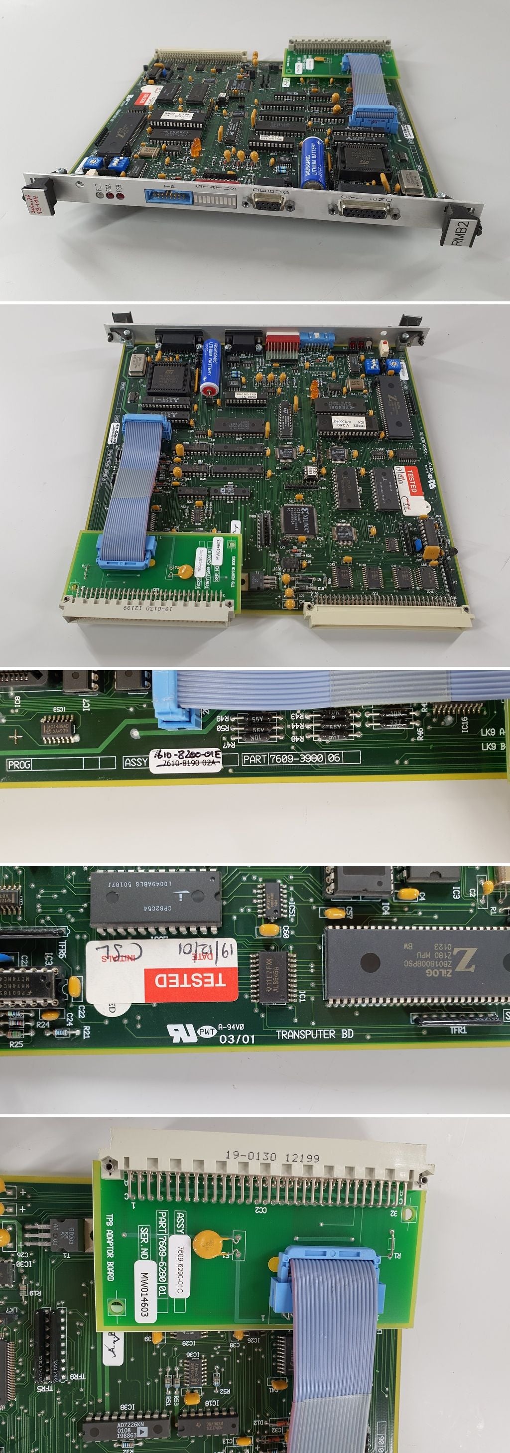 PQ1898 Register board Presstech Controlls RMB2 7609-3980 06_2