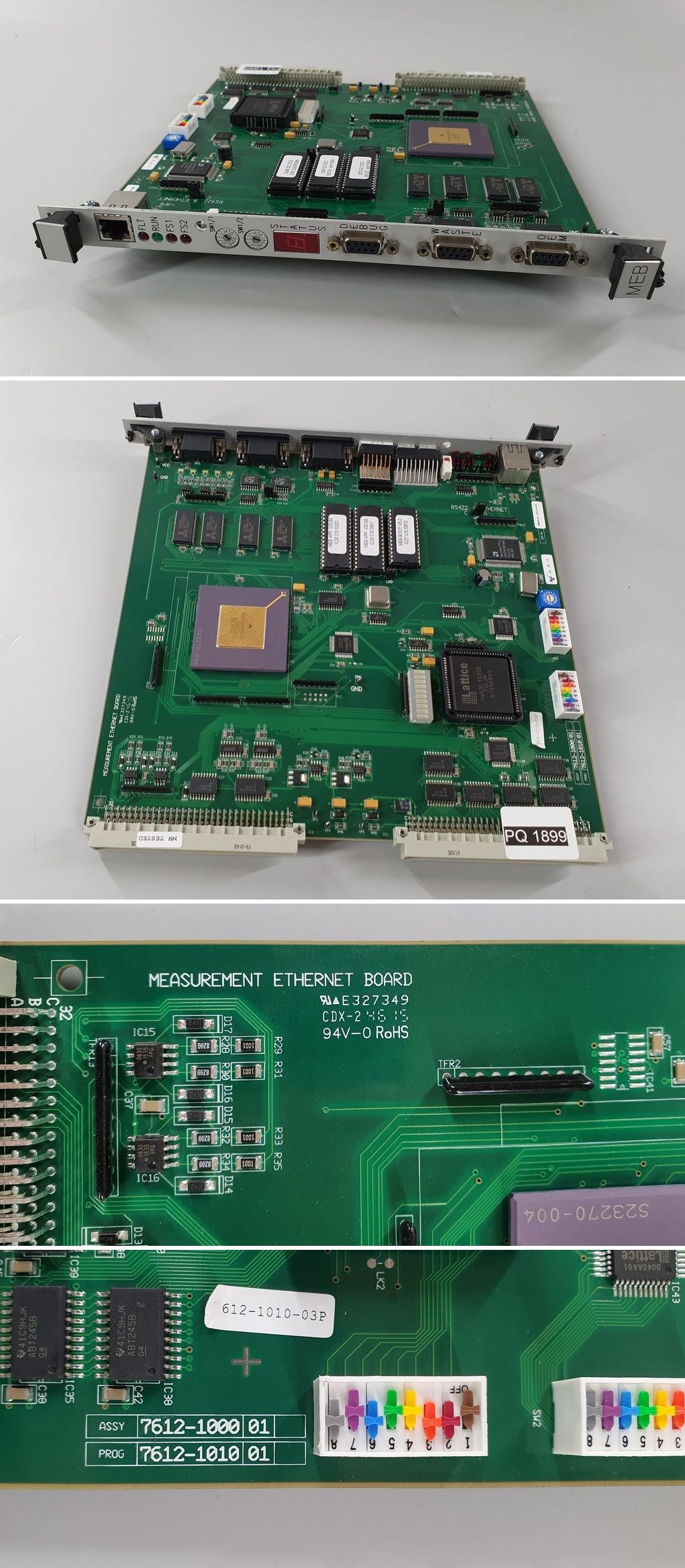 PQ1899 Ethernet board Presstech Controlls MEB 7612-1000 01_2