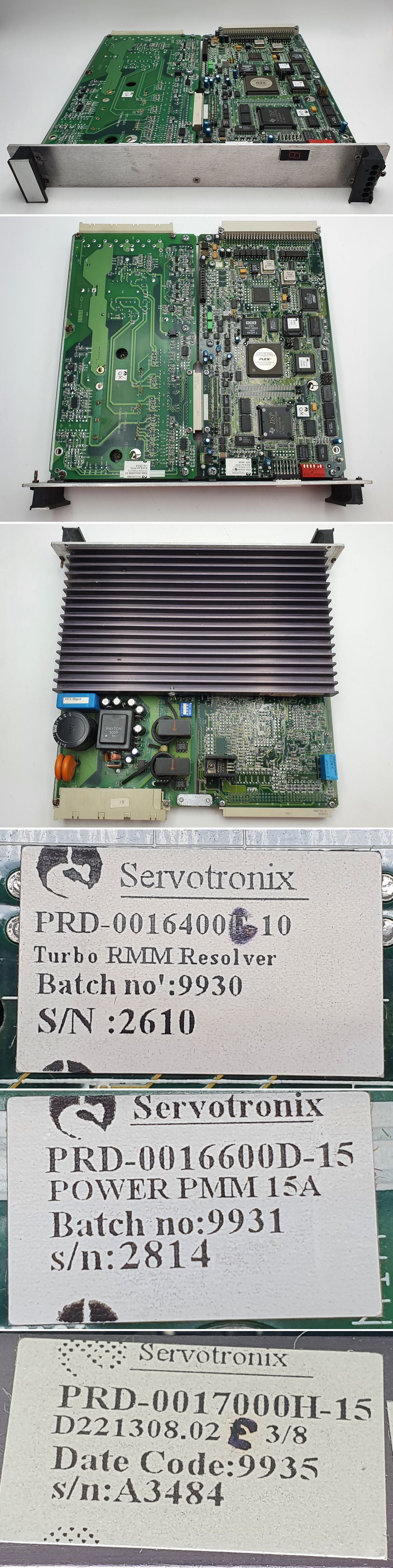 PQ1977 Kollmorgen Servotronix PRD-0017000H-15 PRD-0016400G-10 PRD-0016600D-15_2