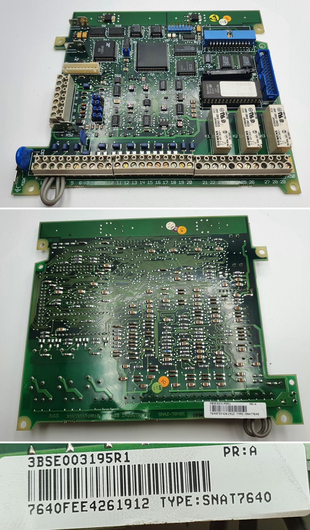 PQ2007 Inverter Board ABB SNAT 7640 3BSE003195R1_2