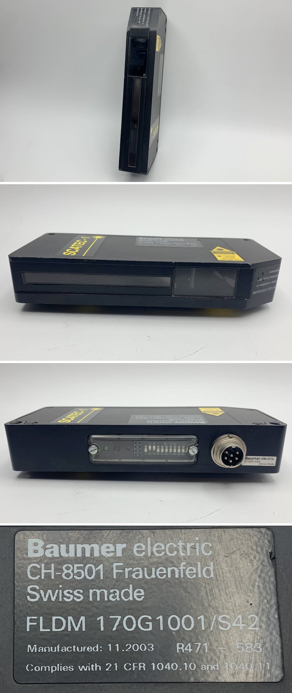 PQ2087 Exemplarzähler Baumer FLDM 170G1001/S42 Scartec 1 11.2003_2