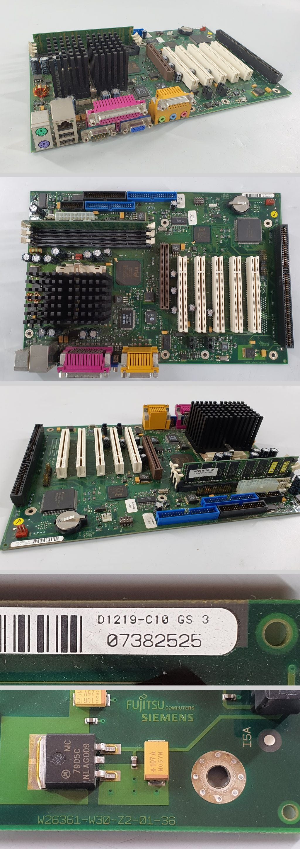 PQ2554 Motherboard Siemens Fujitsu W26361-W30-Z2-01-36 aus BDT G.166_2