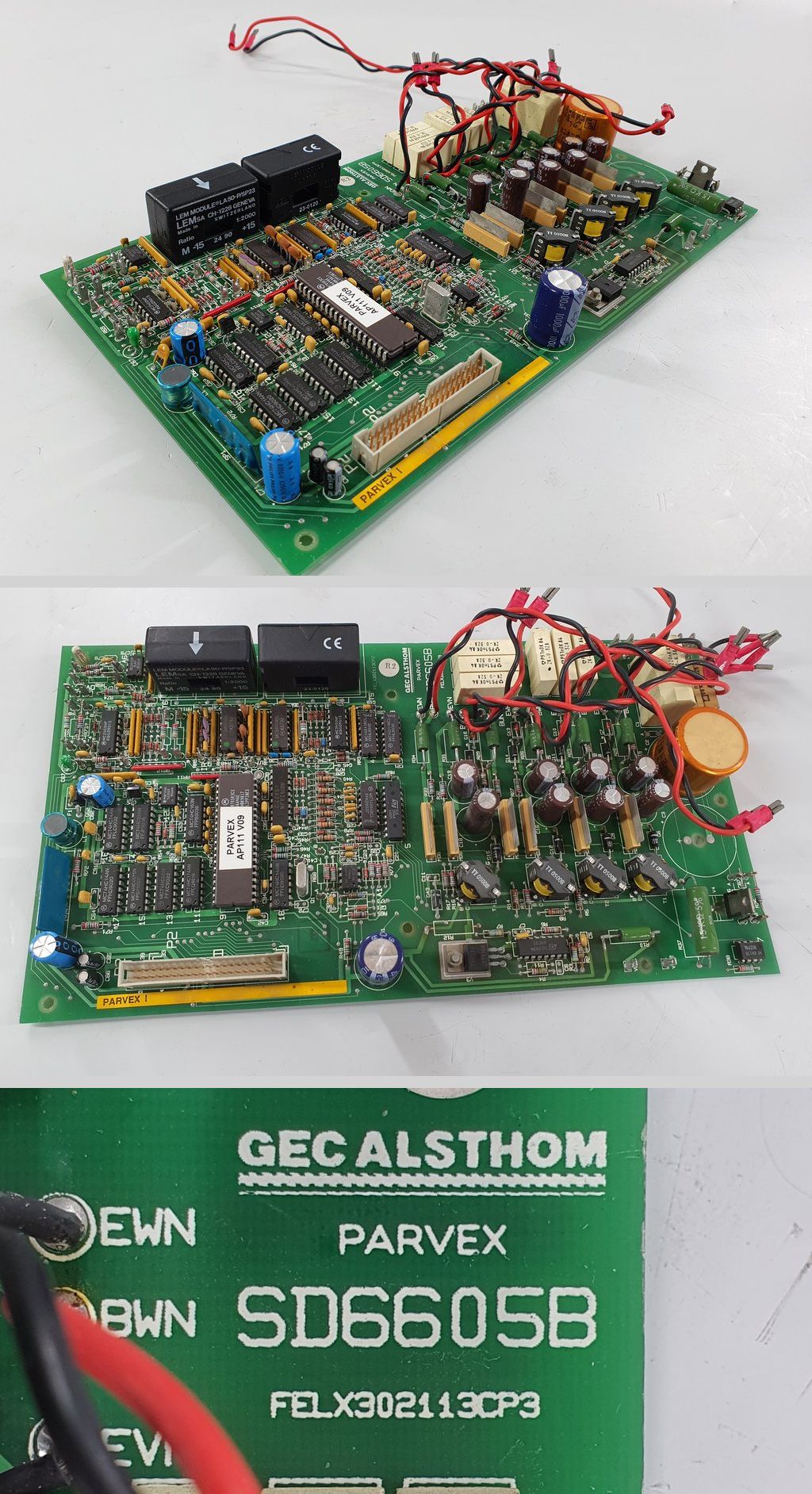 PQ2563 Inverter board Parvex GEC Alsthom SD6605B FELX302113CP3_2