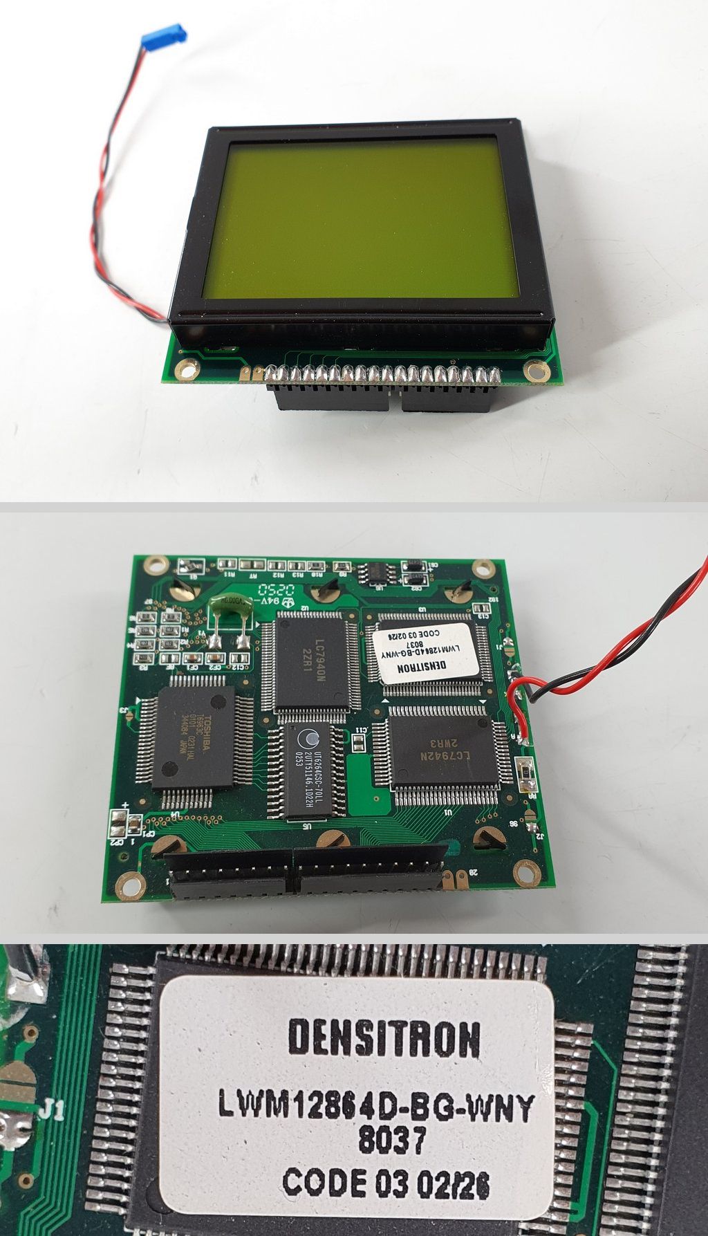 PQ2854 LCD Display Densitron LWM12864D-BG-WNY_2