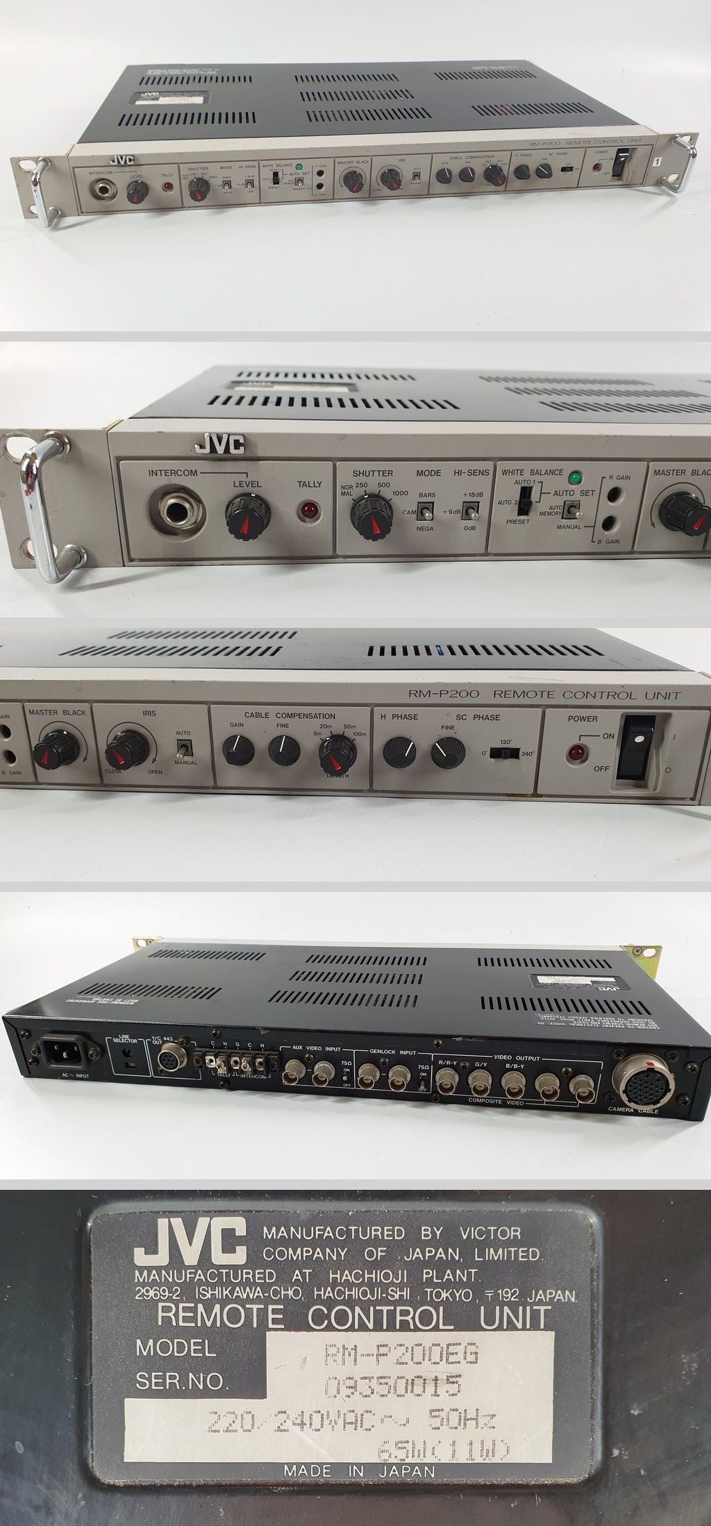 PQ3085 Remote Control Unit JVC RM-P200EG