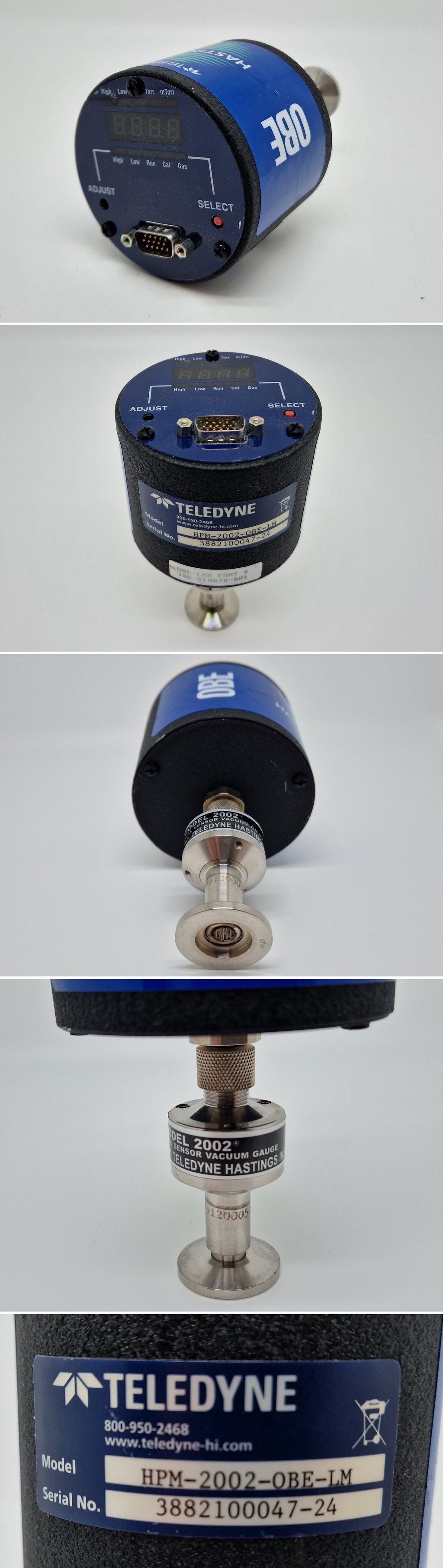 PQ3097 Vacuum Gauge Sensor Teledyne HPM-2002-OBE-LM Sensor 2002_2