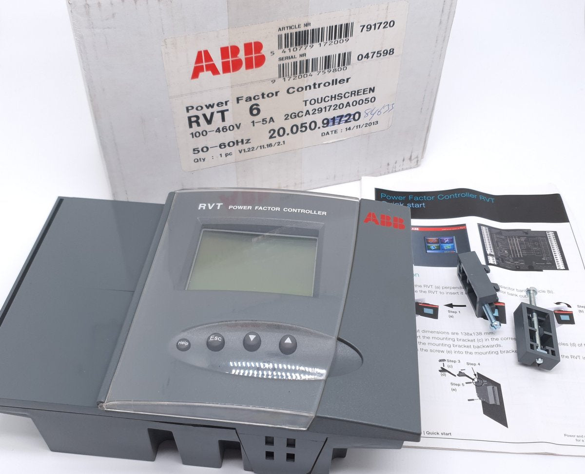 PQ3193 Power Factor Controller ABB RVT6-1/5A 2GCA291720A0050