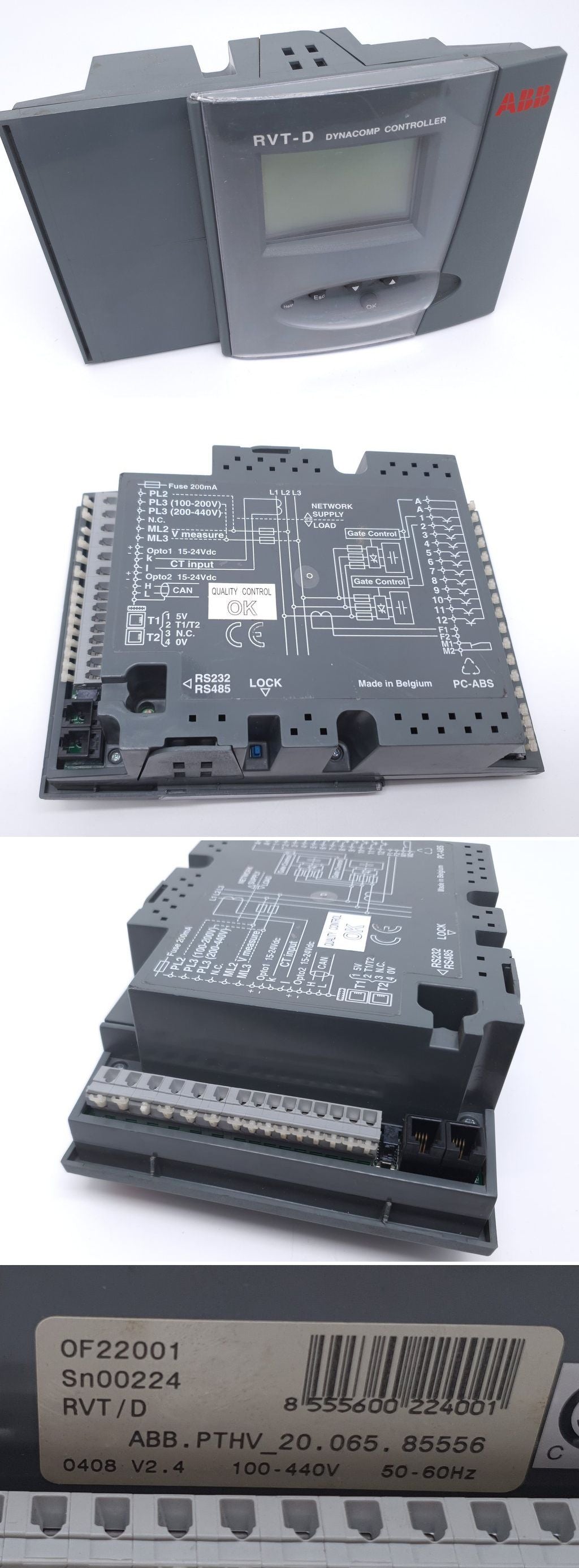 PQ3196 Power Factor Controller ABB RVT/D ABB.PTHV_20.065.85556_2