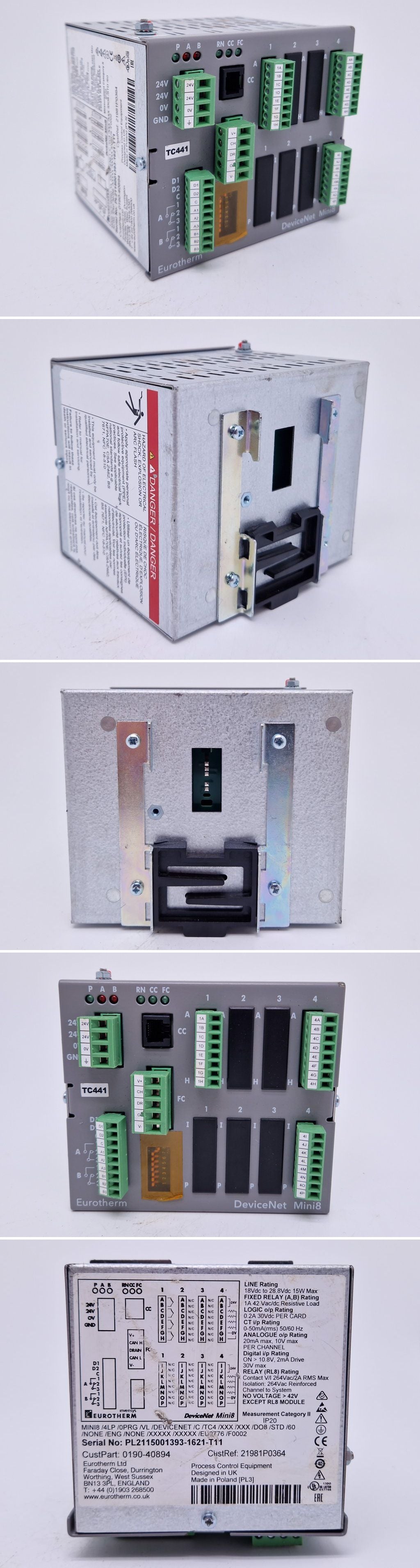 PQ3289 Steuerung Eurotherm MINI8/4LP/0PRG/VL/DEVICENET/C/TC4_2