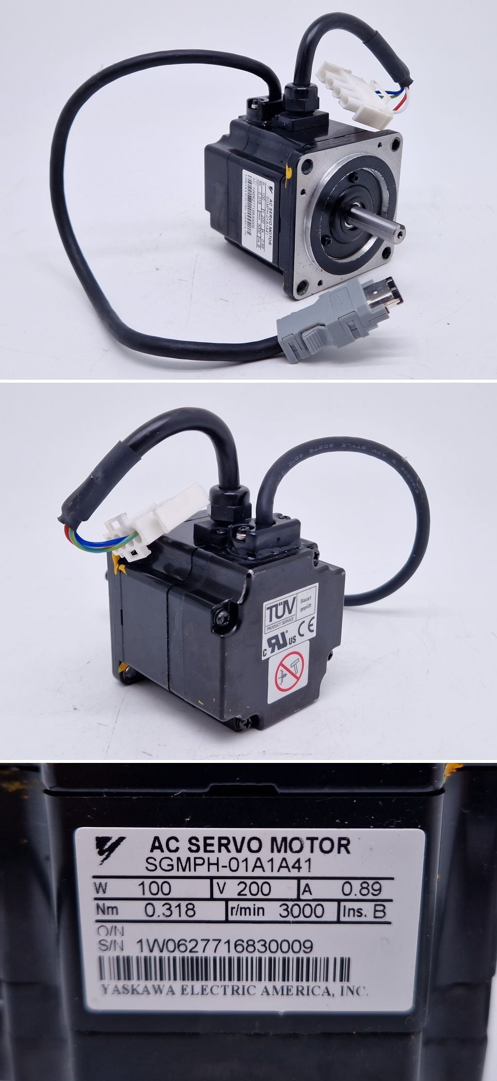 PQ3360 AC Servo Motor Yaskawa SGMPH-01A1A41_2