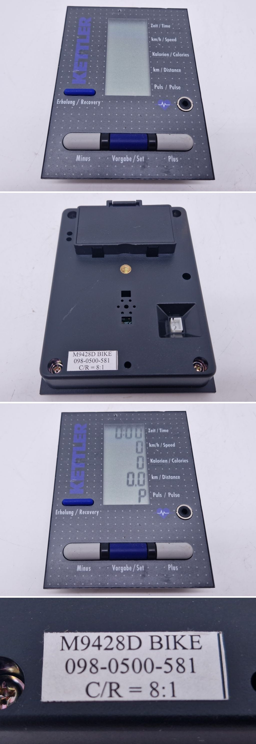 PQ3394 Kettler Sport M9428D Display für Ergometer	