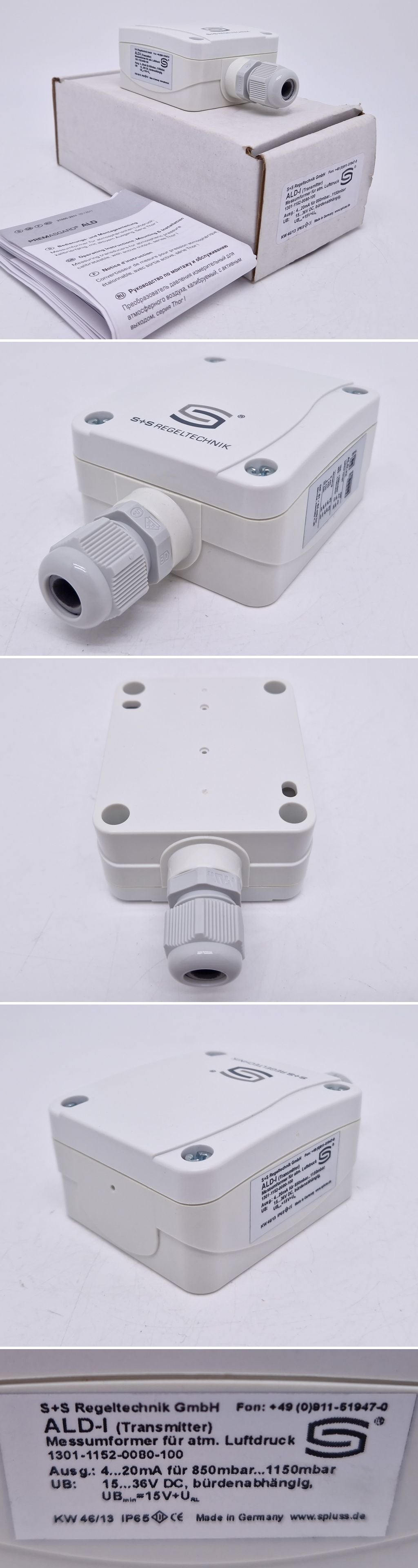 PQ3424 Messumformer S+S ALD-I Transmitter 1301-1152-0080-100