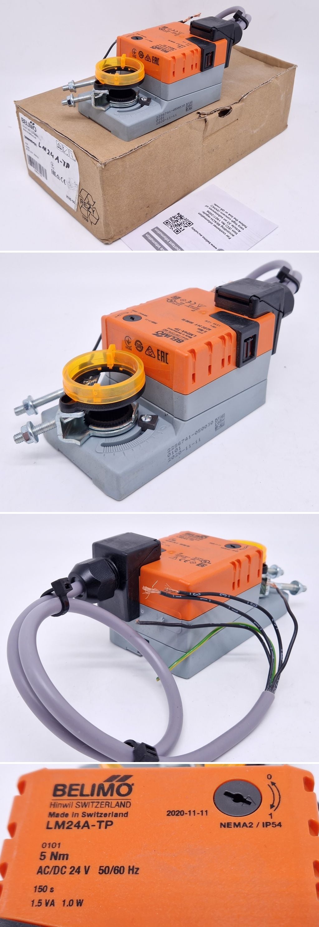 PQ3449 Stellantrieb Klappenantrieb Drehantrieb Belimo LM24A-TP	