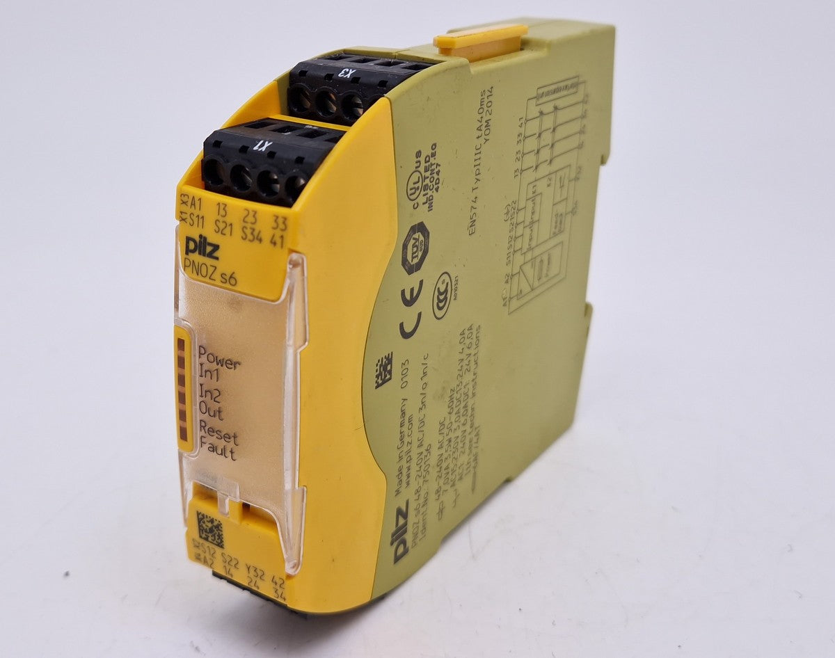 PQ3504 Sicherheitsrelais Pilz PNOZ s6 48-240V AC/DC 750136