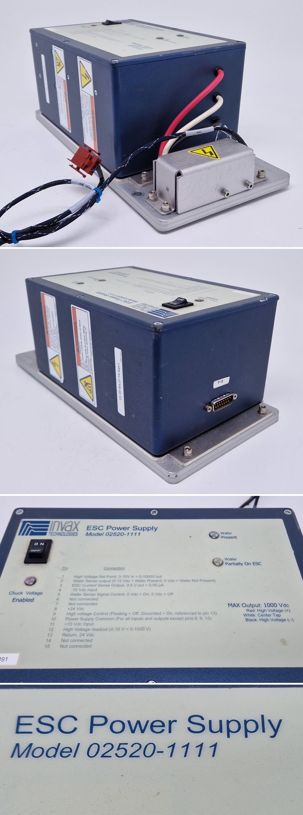 PQ3523 Stromzufuhr Power Supply Invax Technologies 02520-1111_2