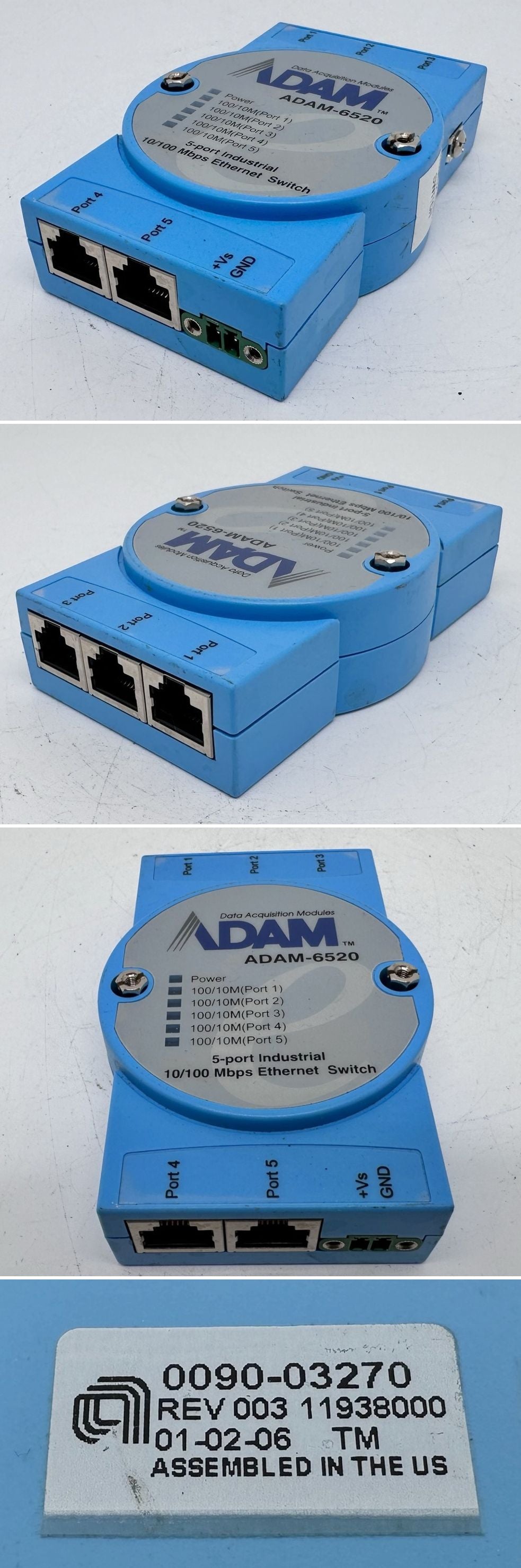 PQ3575 Ethernet Switch Advantech ADAM-6520 0090-03270_2