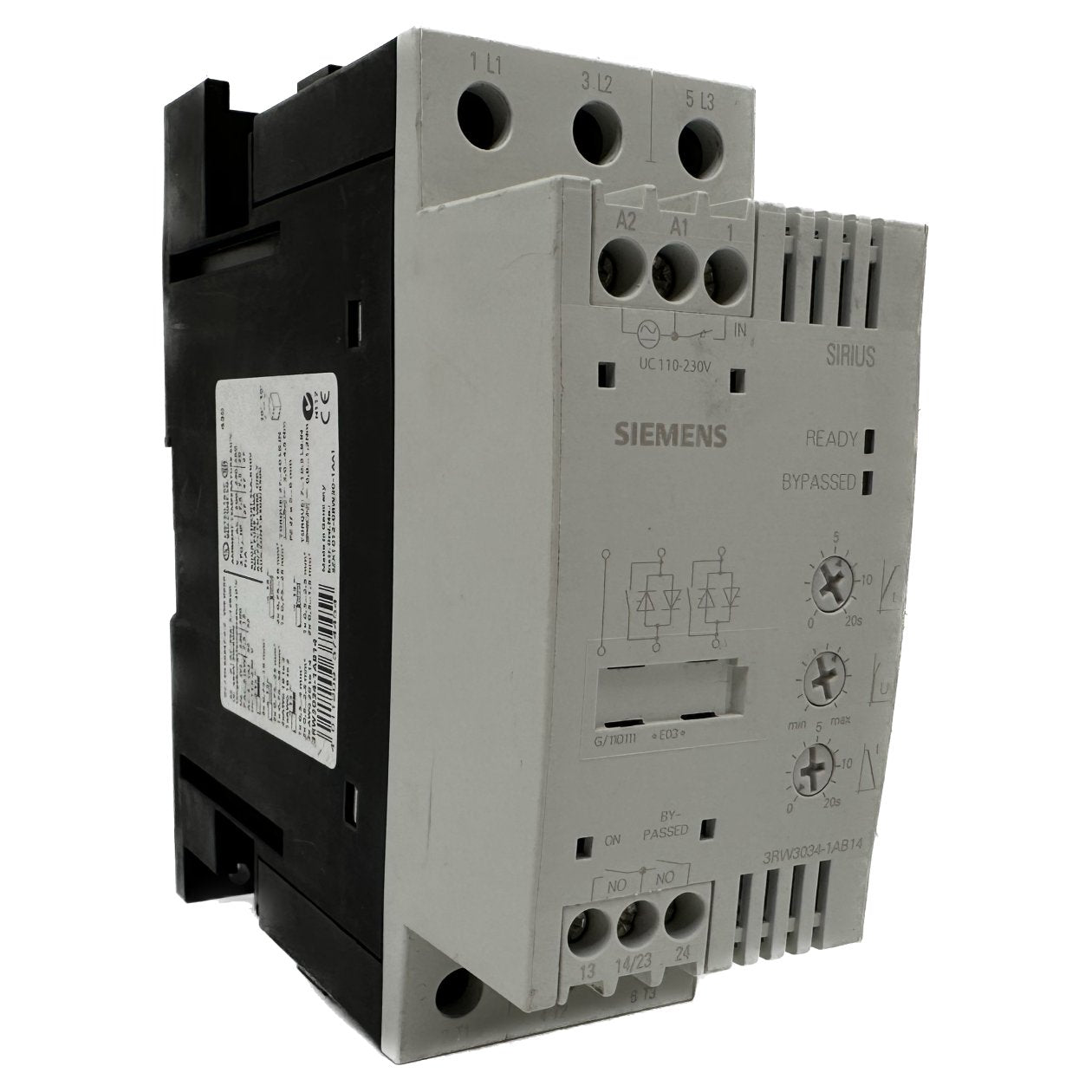 PQ3705 Sanftanlauf Softstarter Siemens 3RW3034-1AB14 15KW an 400V AC