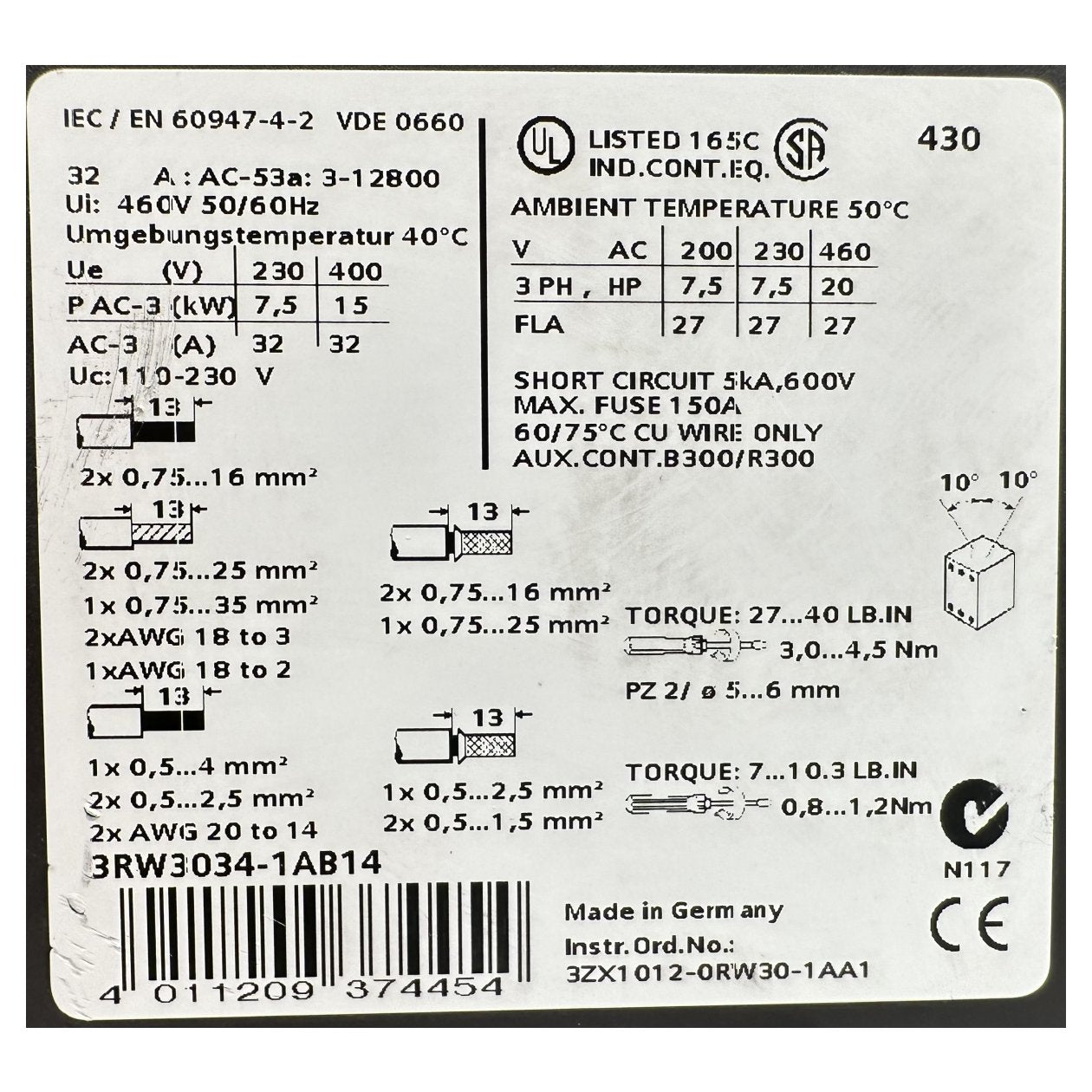 Siemens 3RW3034-1AB14_4