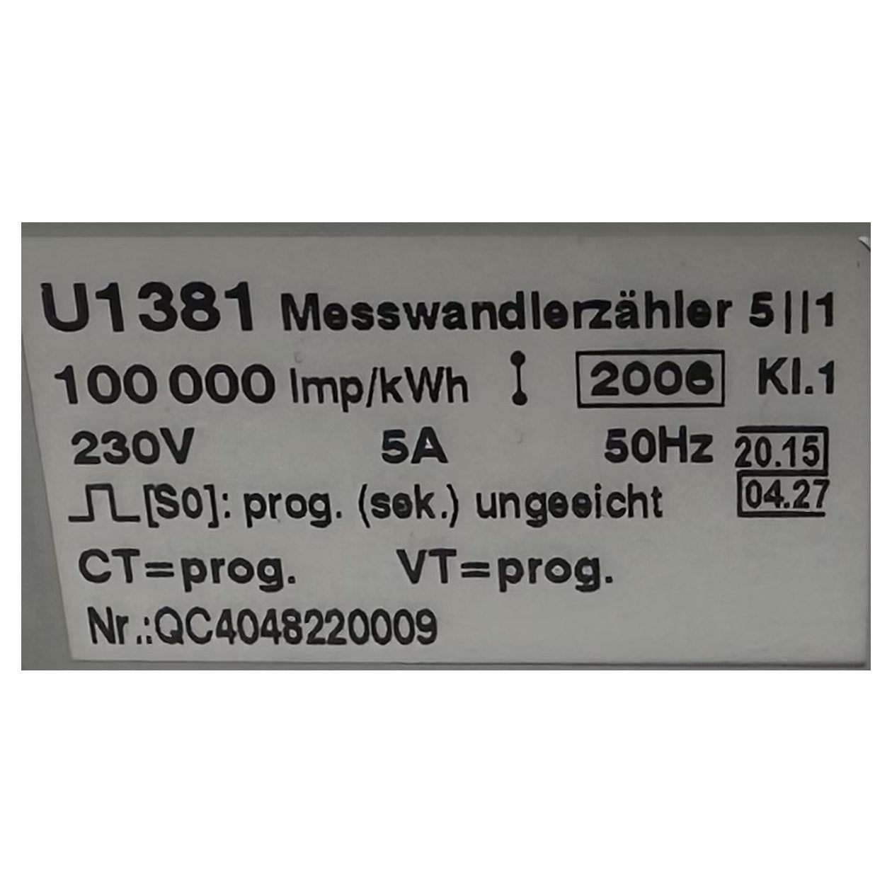 Gossen Metrawatt U1381_4