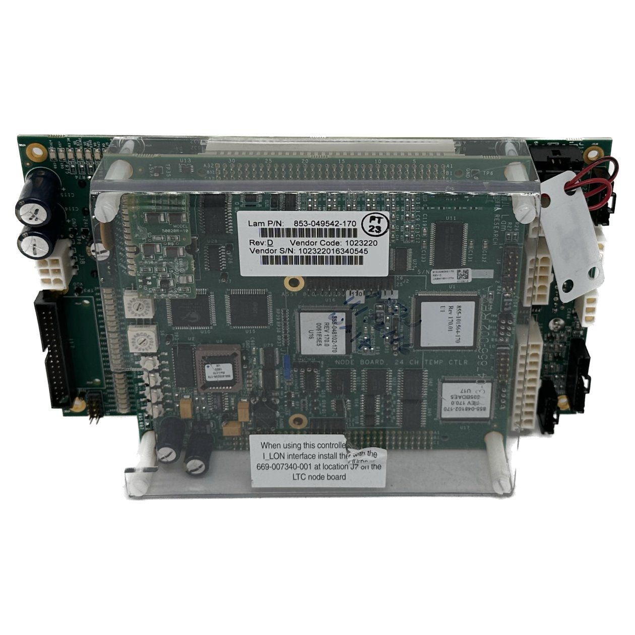 PQ3758 Node Board Lam Research 853-074510-001 RevA 853-049542-170 RevD