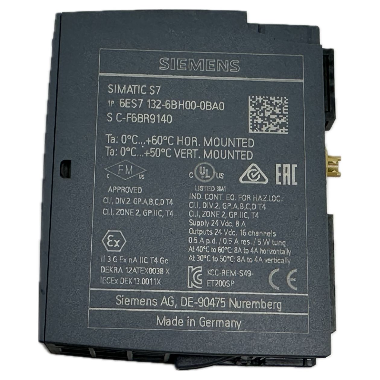 .PQ3826 Ausgangsmodul Siemens 6ES7132-6BH00-0BA0 6ES7 132-6BH00-0BA0 E4 _5