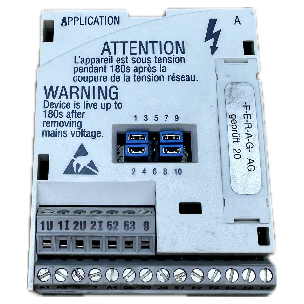 PQ3837 Funktionsmodul Lenze E82ZAFA 00424579 E82AF000A0B000XX1D21