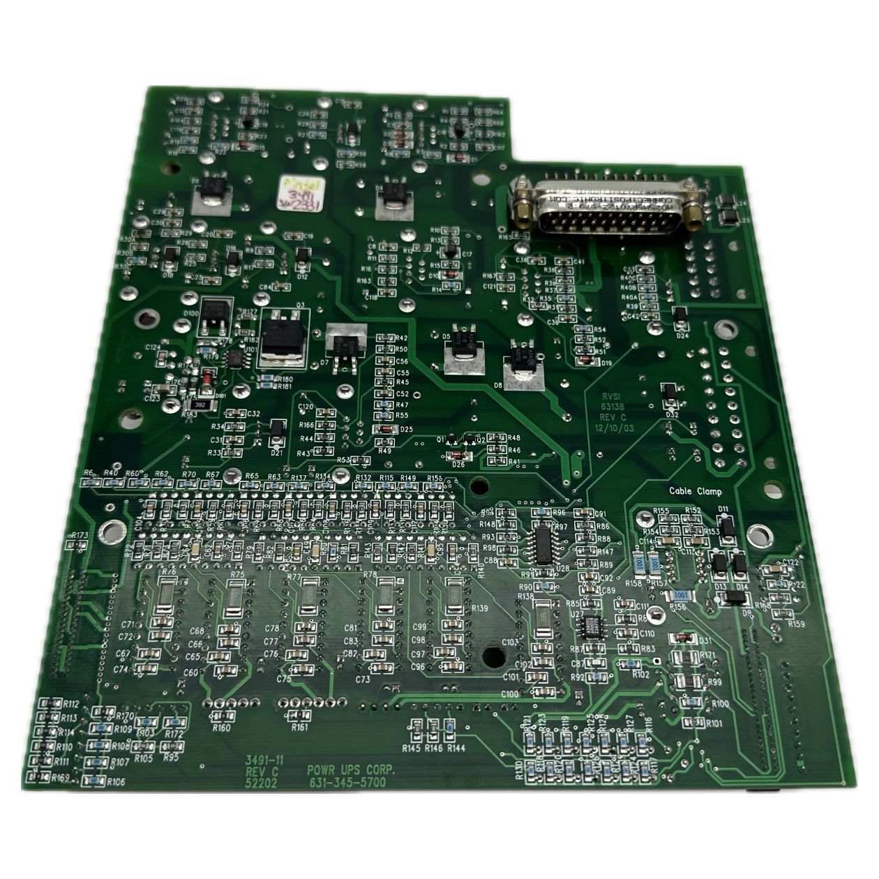 PQ3856 Power Supply Robotic Vision Systems RVSI 63138 3491-11 Rev C