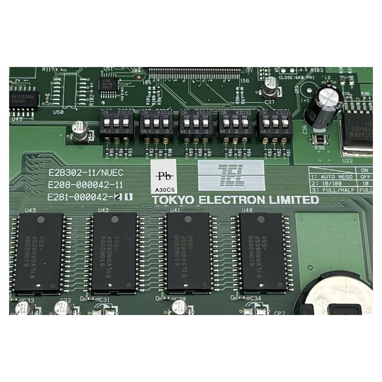 PQ3860 Tokyo Electron TEL E2B302-11 E208-000042-11 E281-000042-21_4