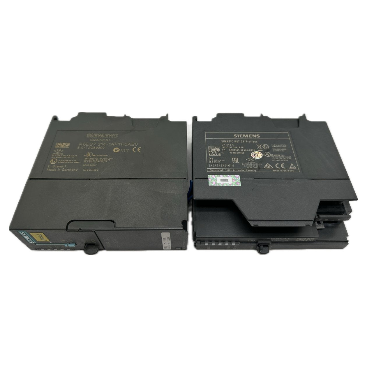 Posten 2 Stück Simatic S7 Siemens 6ES7 314-1AF11-0AB0 6GK7 343-5FA01-0XE0_4