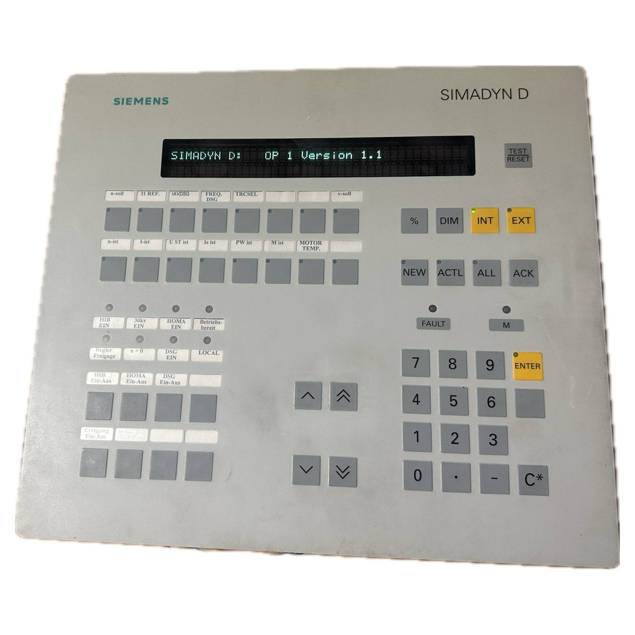 PQ4132 Operator Panel OP1 Siemens 6DD1670-0AF0 E: K