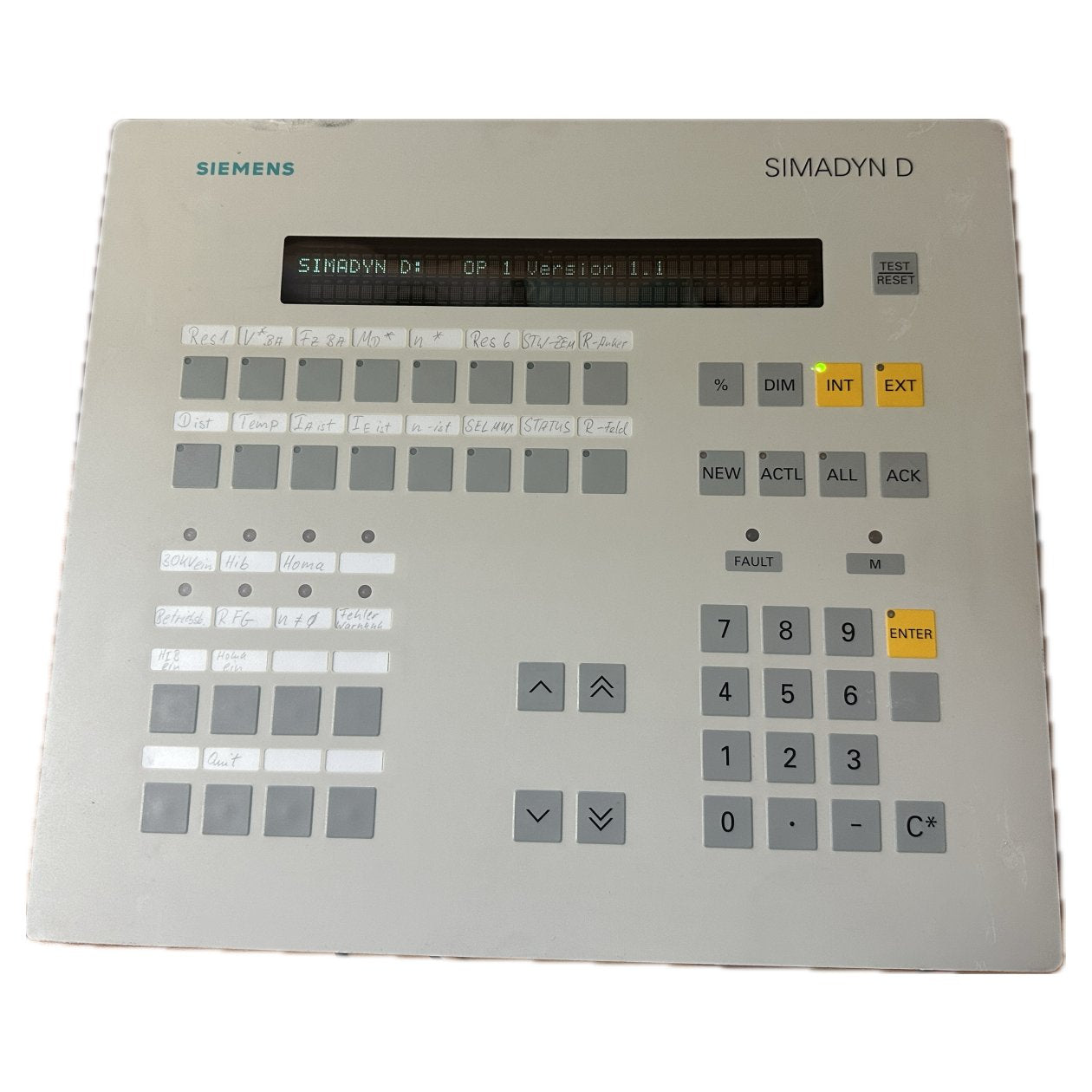 PQ4135 Operator Panel OP1 Siemens 6DD1670-0AF0 E: H