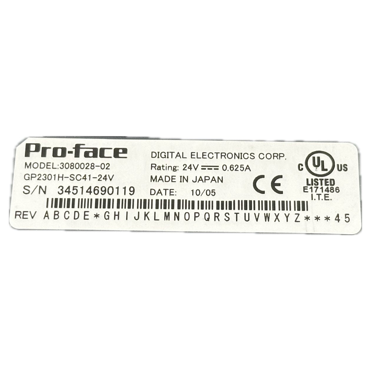 Pro-Face GP2301H-SC41-24V_4