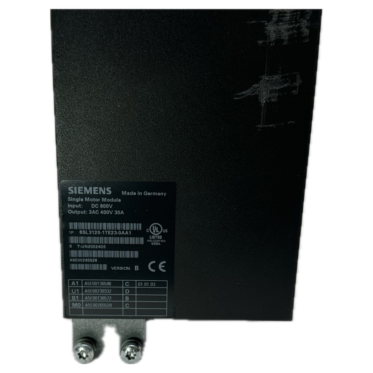 Single Motor Modul Siemens 6SL3120-1TE23-0AA1 Version B_5