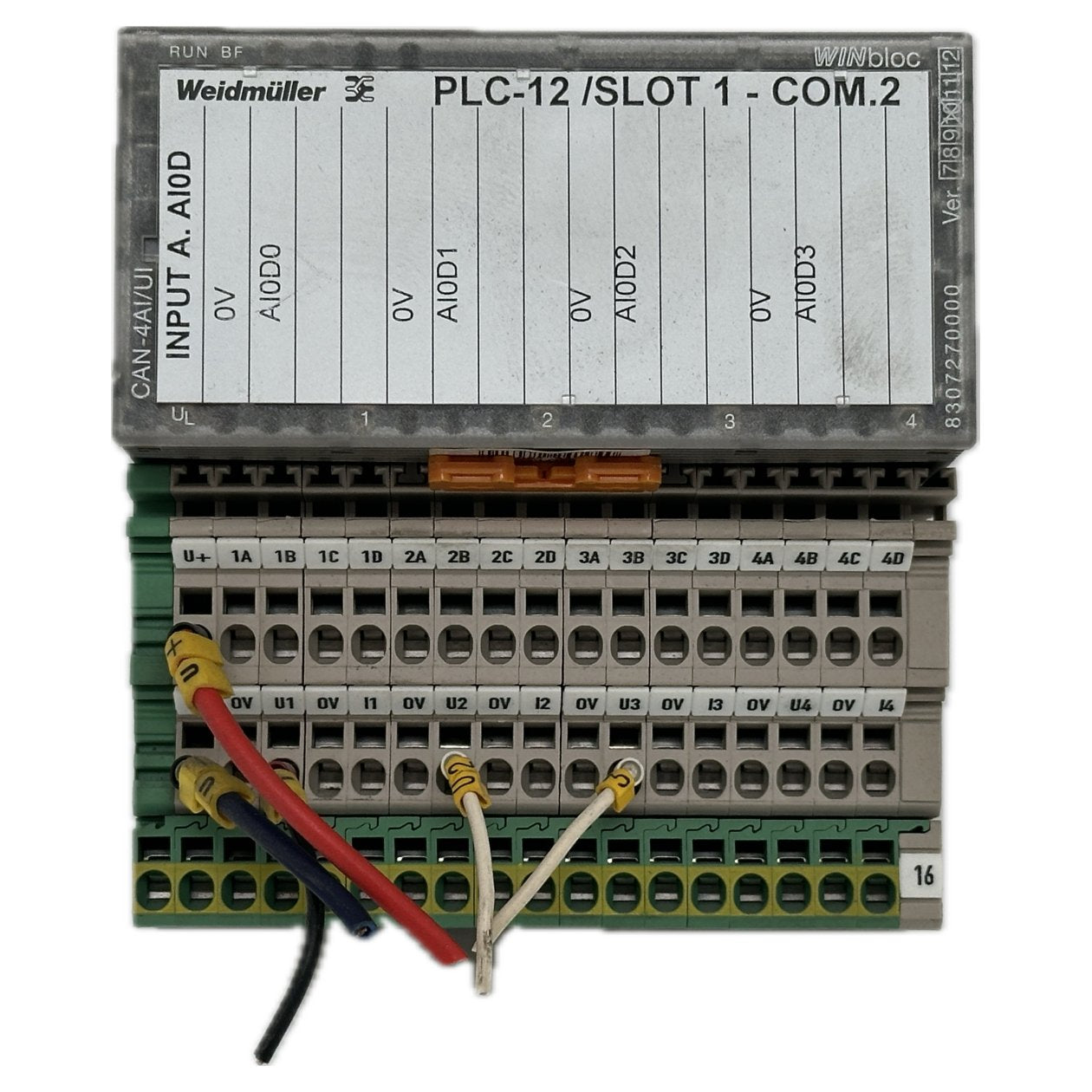 PQ4596 Winbloc Moeller CAN-4AI/UI 8307270000 Vers.10