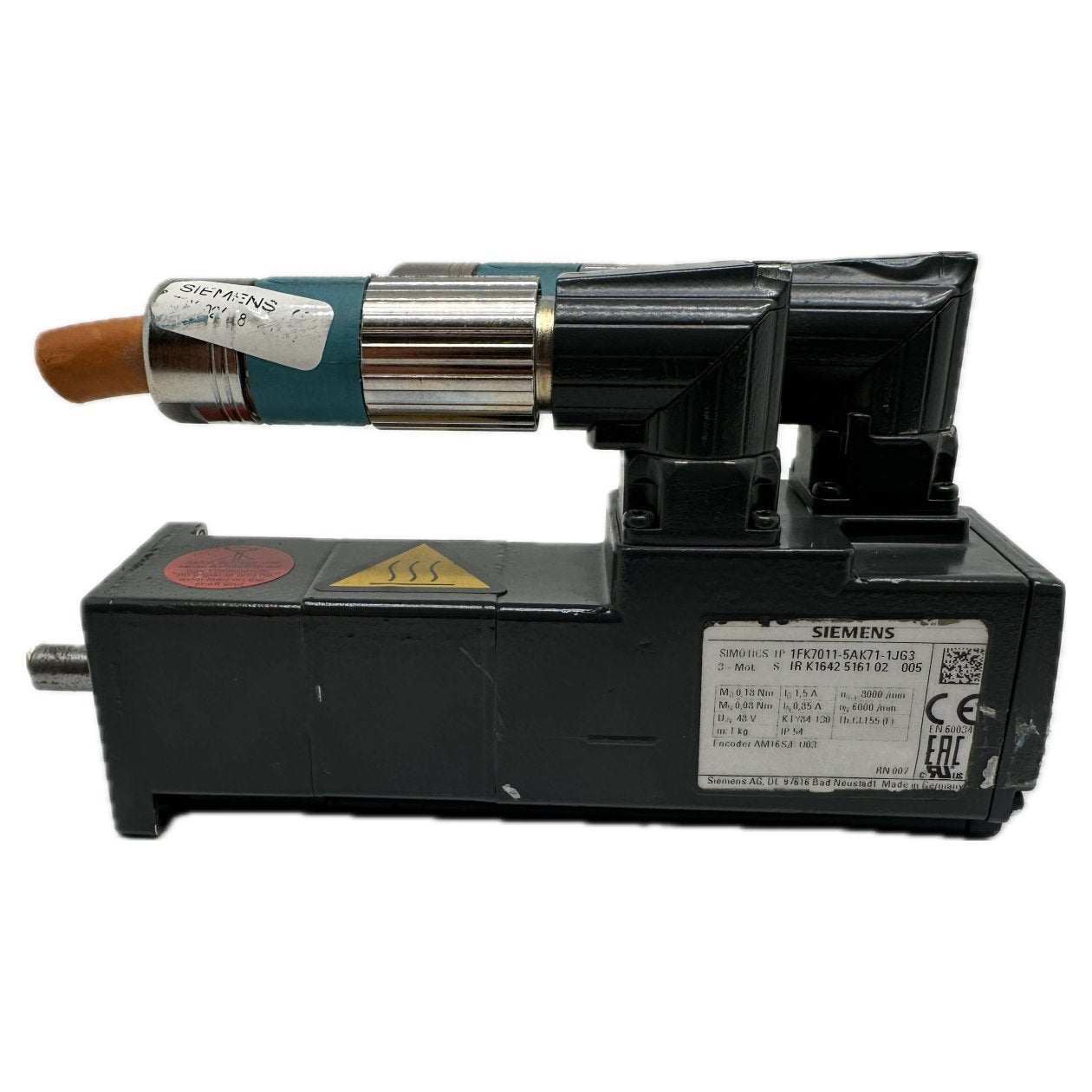 Servomotor Siemens 1FK7011-5AK71-1JG3 D 8mm L 15mm_4