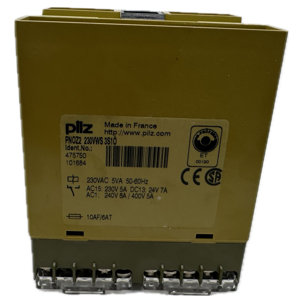 PQ4702 Sicherheitsrelais Pilz PNOZ2 230VWS 3S10 475750_3