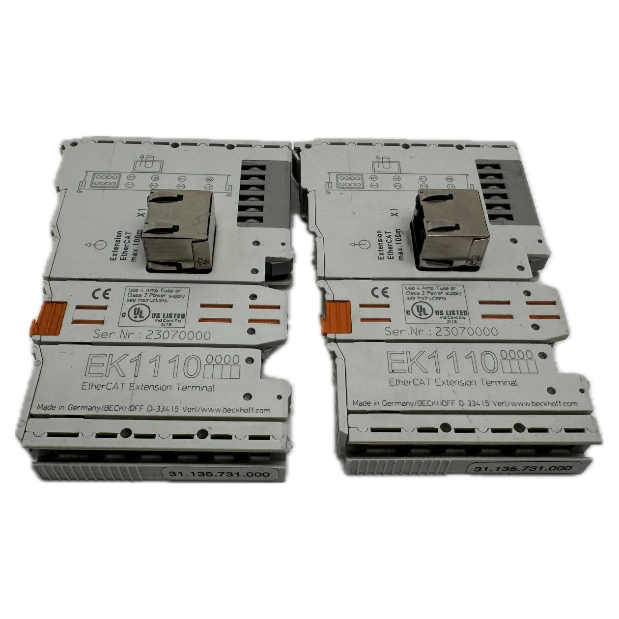 PQ4748 Posten 2 Stück Beckhoff EK1110_3