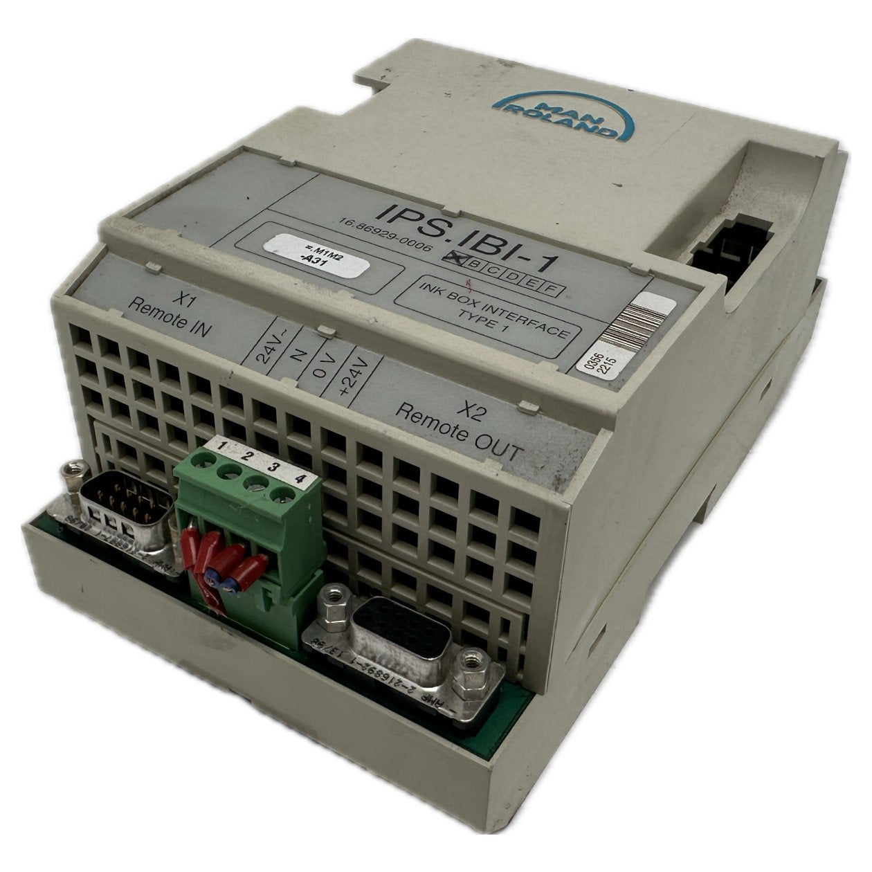 PQ4778 Ink Box Interface Type 1 Man Roland IPS.IBI-1 16.86929-0006 Rev. A