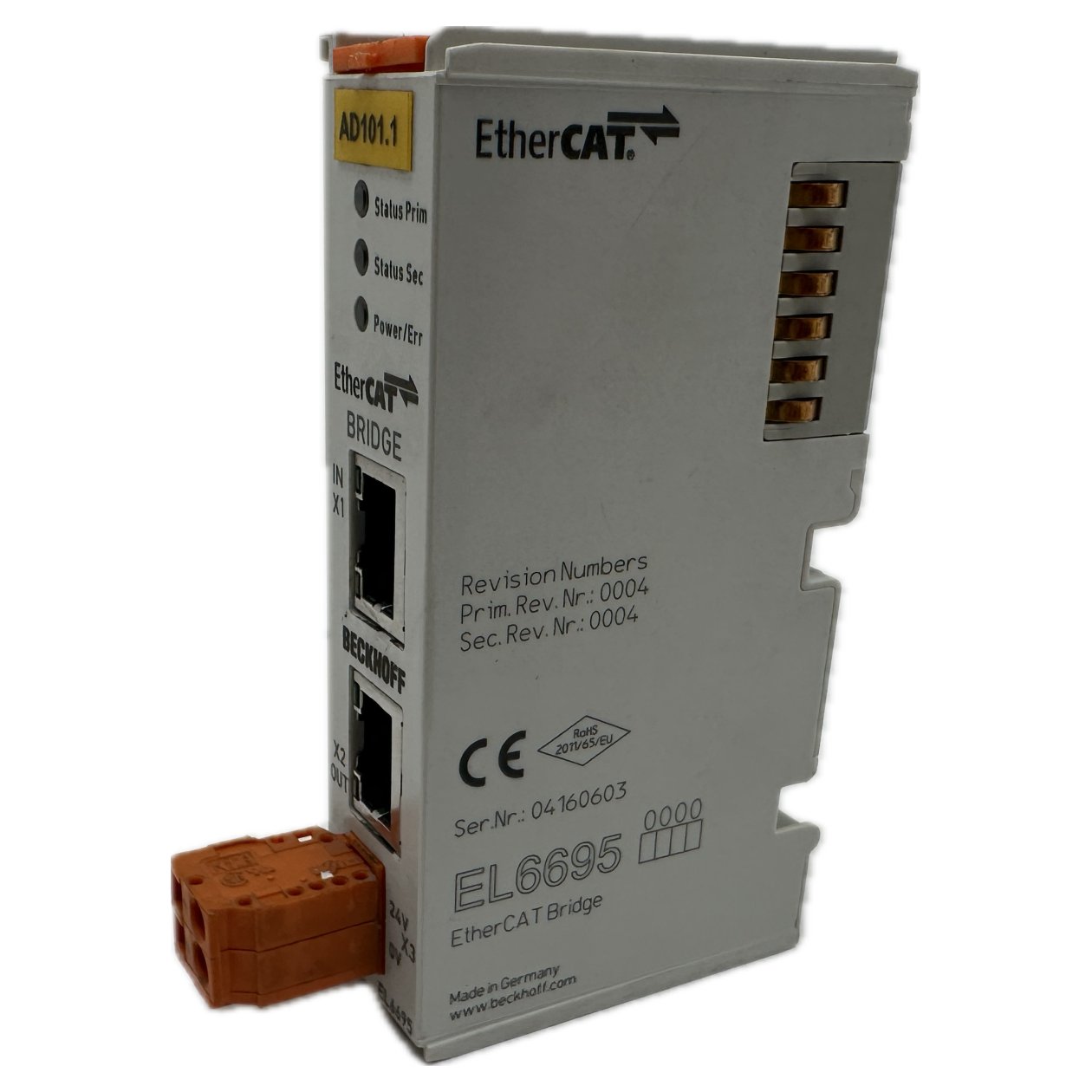 PQ4795 EtherCat Bridge Klemme Beckhoff EL6695_3