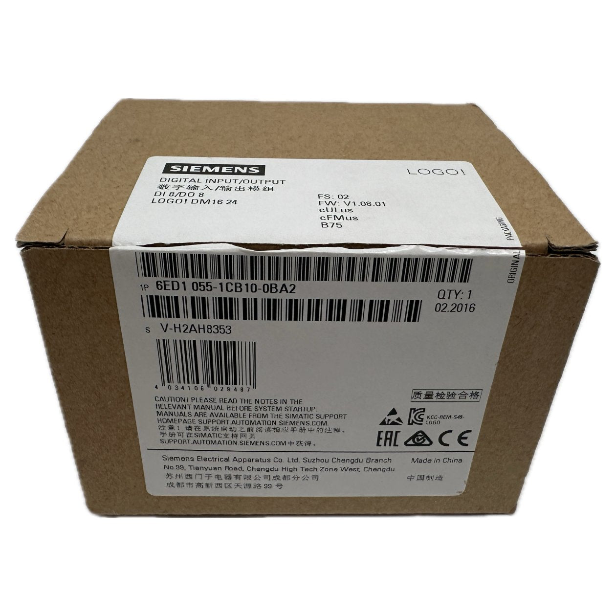 PQ4797 Digital Input/Output Siemens 6ED1 055-1CB10-0BA2 6ED1 055-1CB10-0BA2_3