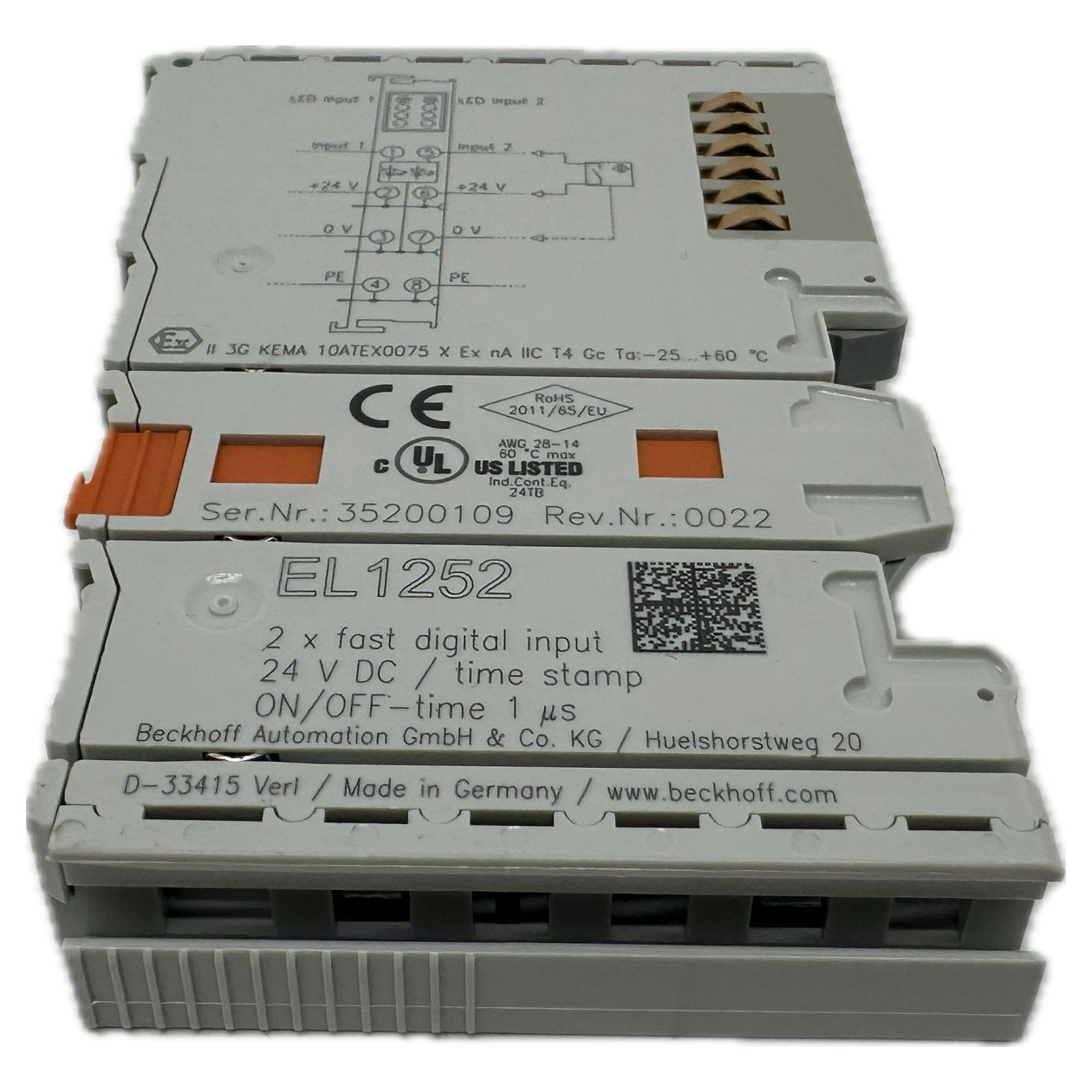 PQ4811 Eingangsklemme Beckhoff EL1252_3